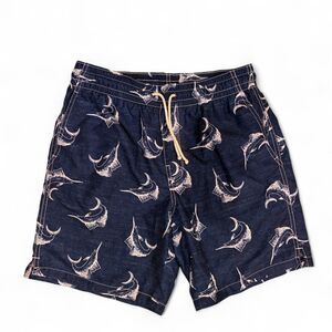 Old-navy Men's Blue and Navy Swim-briefs-shorts